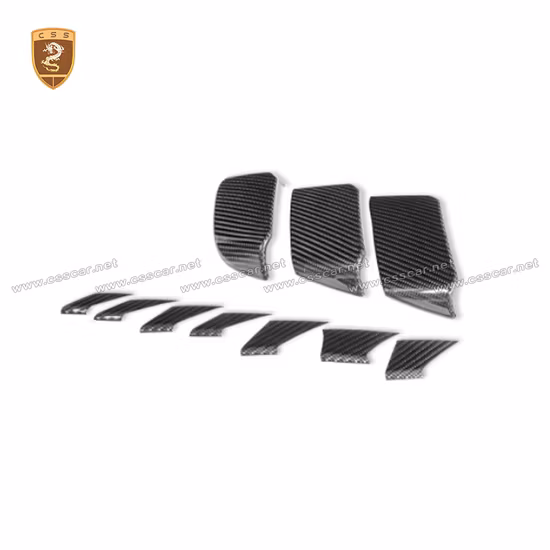 Couvercle de garde-boue latéral de voiture en Fiber de carbone, Style Gt3 RS, évent latéral pour Pors Che 991.2