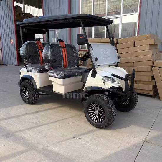 Voiturettes de golf chariot 6 sièges voiturettes de golf voiture de club électrique hors tension