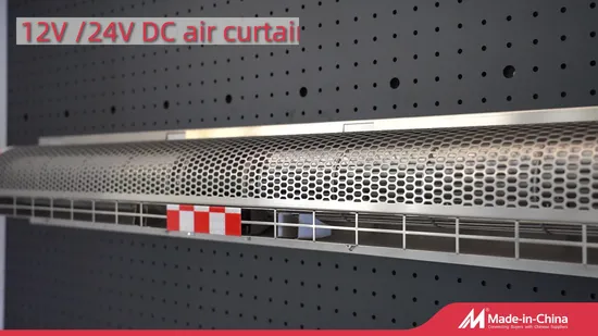 Rideau d'air à moteur 24V DC pour réfrigérateur-congélateur de voiture